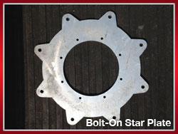 Twister 360 Bolt On Star Plate